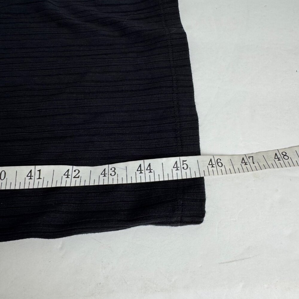 L*Space Black Bodycon Tie Halter Dress Size SM Maxi Ribbed Stretchy Casual LBD - Picture 8 of 12